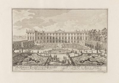 Palais Trautson Wienissä, 1719. tekijältä Joseph Emanuel Fischer von Erlach