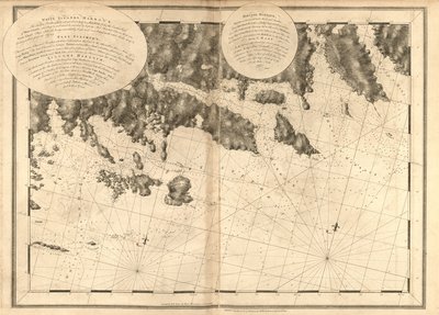 The Atlantic Neptune, julkaistu Ison-Britannian kuninkaallisen laivaston käyttöön, tekijältä Joseph F. W. Des Barres