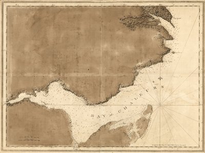 The Atlantic Neptune, julkaistu Ison-Britannian kuninkaallisen laivaston käyttöön, tekijältä Joseph F. W. Des Barres