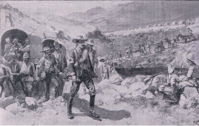 Taistelun jälkeen: melankolinen paluu (litho) tekijältä Joseph Finnemore