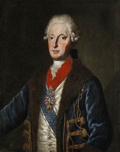 Baijerin vaaliruhtinas (1727-1777) Maximilian III Josephin muotokuva tekijältä Joseph Fischer
