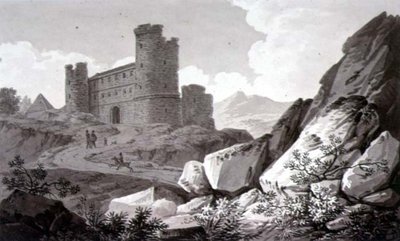 Maisema luonnoksia tekijältä Joseph Francis Burrel