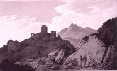 Maisema luonnoksia tekijältä Joseph Francis Burrel