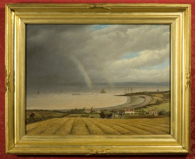 Näkymä Portisheadista Walesin suuntaan (öljy kankaalle) tekijältä Joseph Francis Walker