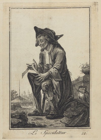 Le Speculateur The Speculator, 1784 tekijältä Joseph Franz Goez von