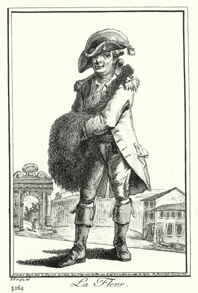 Kukka (kaiverrus) tekijältä Joseph Franz von (after) Goez