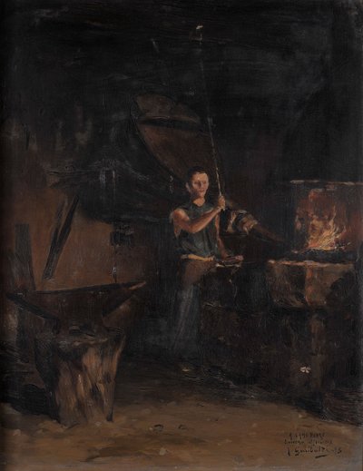 La forge (Ystävälleni Peyrelle, hellä muisto) tekijältä Joseph Garibaldi