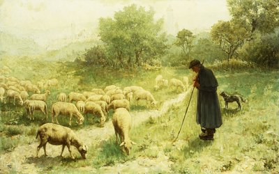 Shepherd tekijältä Joseph Henry Sharp