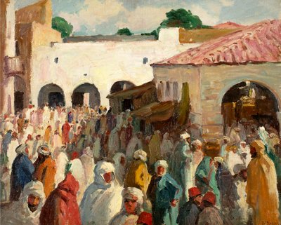 Sidi-bou-Said (Tunisia) tekijältä Joseph Henry Sharp