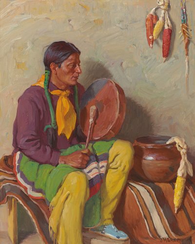 Laulu (öljy kankaalle) tekijältä Joseph Henry Sharp
