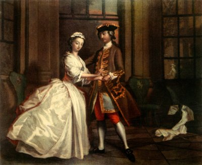 "An Eighteenth-Century Rendezvous", c1744, 1942. tekijältä Joseph Highmore