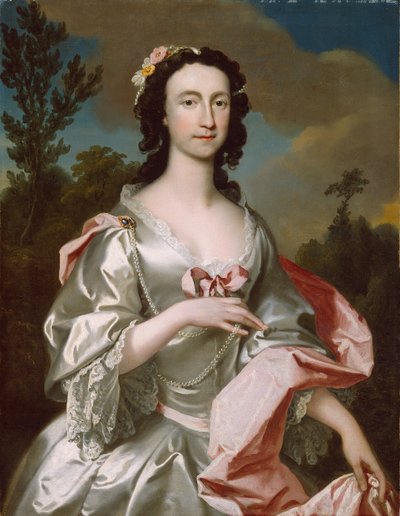 Rouva Freeman Flower, 1747. tekijältä Joseph Highmore