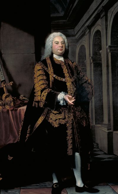"Sir John Barnard, Lord Mayor 1737", 1738 tekijältä Joseph Highmore