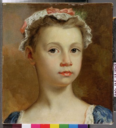 Luonnos nuoresta tytöstä, n. 1730-40 tekijältä Joseph Highmore