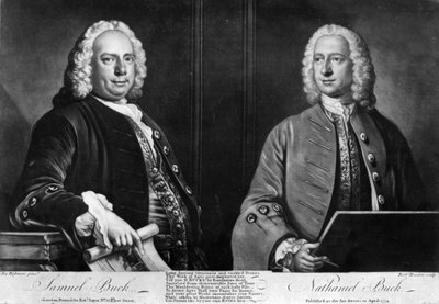The Buck Brothers, kaiverrus Richard Houston, 1774 tekijältä Joseph Highmore