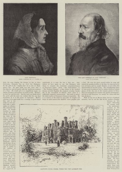 Alfred, Baron Tennyson, runoilijavoittaja tekijältä Joseph Holland Tringham