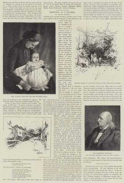 Alfred, Baron Tennyson, runoilijavoittaja tekijältä Joseph Holland Tringham