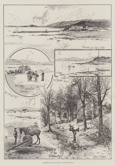 Buncrana, Lough Swillyllä, Donegalin kreivikunnassa tekijältä Joseph Holland Tringham