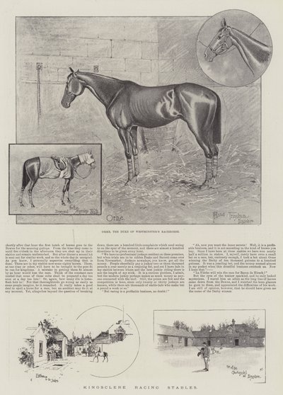 Kingsclere Racing Stables tekijältä Joseph Holland Tringham