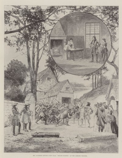 Laurence Irvingin uusi näytelmä, Bonnie Dundee, Adelphi-teatterissa tekijältä Joseph Holland Tringham