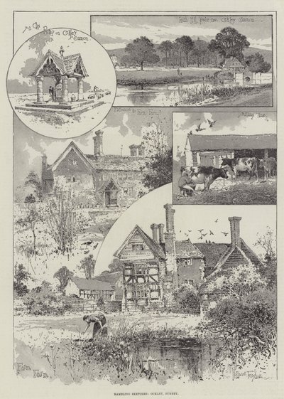 Rambling Sketches, Ockley, Surrey tekijältä Joseph Holland Tringham