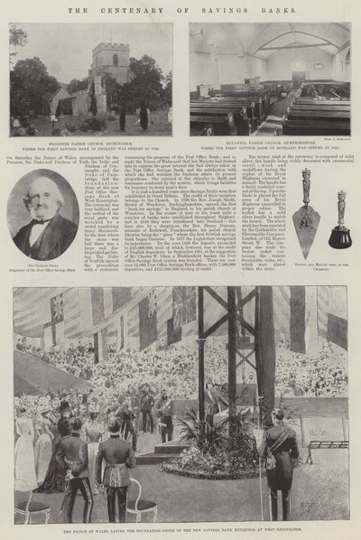 Säästöpankkien satavuotisjuhla tekijältä Joseph Holland Tringham