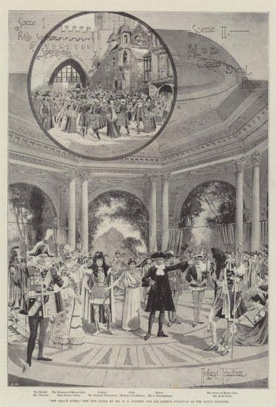 Suurherttua, herra W S Gilbertin ja Sir Arthur Sullivanin uusi ooppera Savoy-teatterissa tekijältä Joseph Holland Tringham