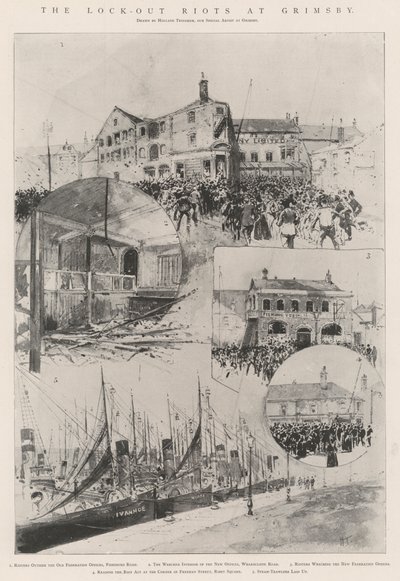 Look-out Riots at Grimsby tekijältä Joseph Holland Tringham
