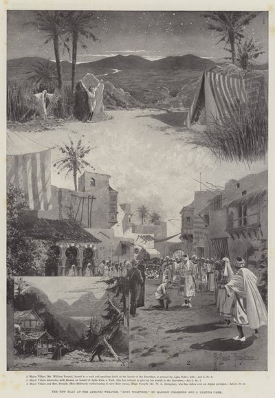 Uusi näytelmä Adelphi-teatterissa, Boys Together, kirjoittaneet Haddon Chambers ja J Comyns Carr tekijältä Joseph Holland Tringham