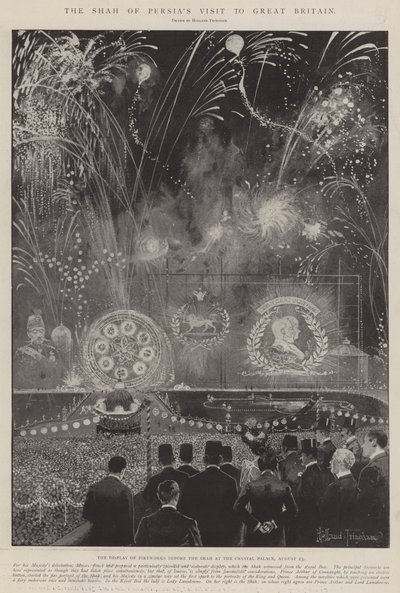 Persian shaahin vierailu Isoon-Britanniaan tekijältä Joseph Holland Tringham