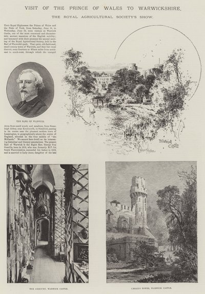 Walesin prinssin vierailu Warwickshiressä tekijältä Joseph Holland Tringham