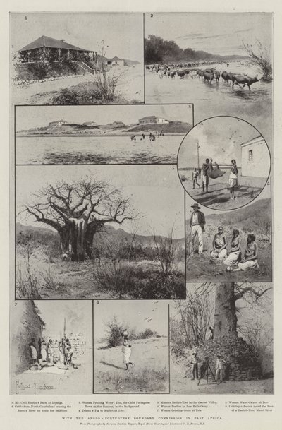 Itä-Afrikan englantilais-portugalilaisen rajakomission kanssa - tekijältä Joseph Holland Tringham