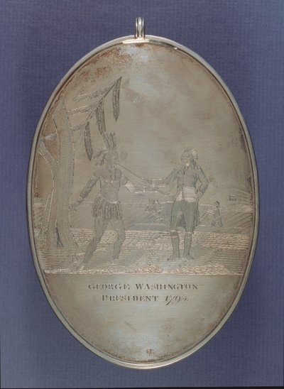 Rauhanmitali, 1793 (hopea) tekijältä Joseph II Richardson