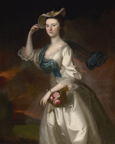 Muotokuva Abigail Erving Scottista, 1760 tekijältä Joseph Jonathan Blackburn