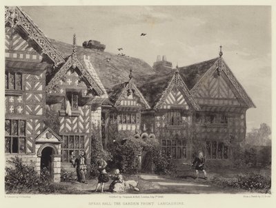 Speke Hall, The Garden Front, Lancashire tekijältä Joseph Josiah Dodd