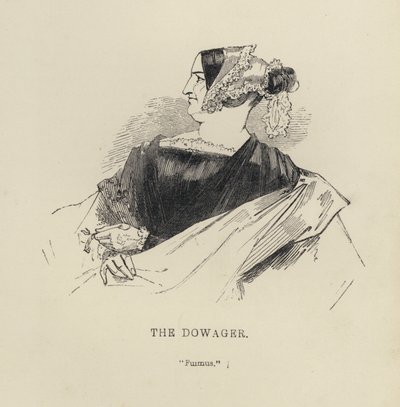 Kenny Meadows: The Dowager (kaiverrus) tekijältä Joseph Kenny (after) Meadows