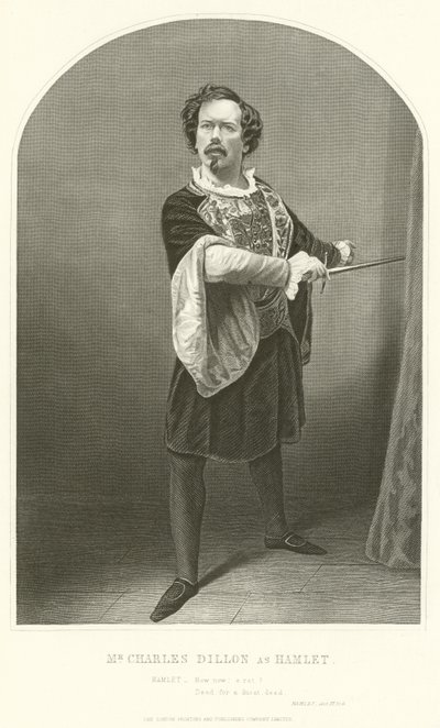 Mr Charles Dillon Hamletina, näytös III, kohtaus IV tekijältä Joseph Kenny Meadows