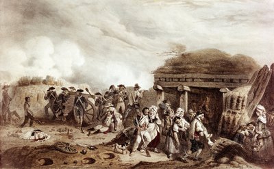 Bastanin taistelu vastustaa kenraali Monceyn komentamia ranskalaisia espanjalaisia vastaan. Vastakkainasettelu tapahtui Bastanin laaksossa 24. heinäkuuta tekijältä Joseph Louis Hippolyte Bellange