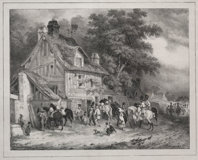 Normandian matkamuisto tekijältä Joseph Louis Hippolyte Bellange