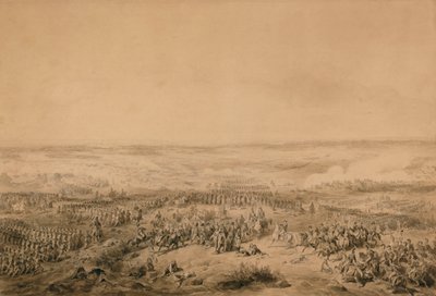 Ocanan taistelu, noin 1844 tekijältä Joseph Louis Hippolyte Bellange