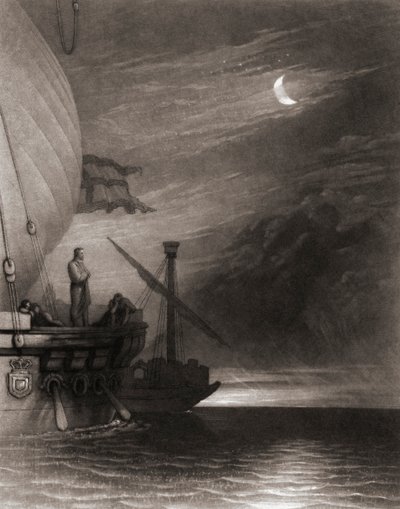 Kolumbuksen löytämä maa tekijältä Joseph Mallord William (after) Turner