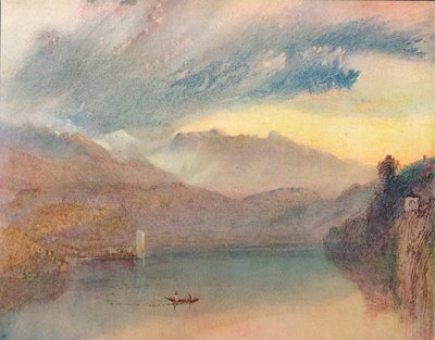 Sveitsin järvi, 1909 tekijältä Joseph Mallord William Turner