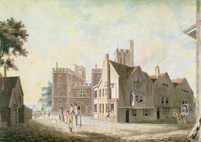 Näkymä arkkipiispan palatsista, Lambeth tekijältä Joseph Mallord William Turner