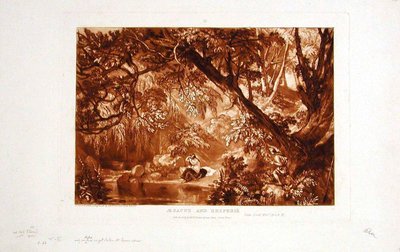 Aesacus und Hesperie tekijältä Joseph Mallord William Turner