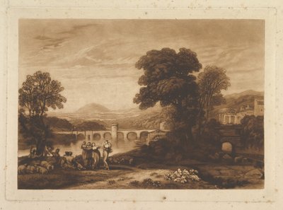 Apuleia in Search of Apuleius julkaisematon levy, Liber Studiorum, 1813-23. tekijältä Joseph Mallord William Turner