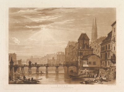 Basle Liber Studiorum, osa I, levy 5, 11. kesäkuuta 1807. tekijältä Joseph Mallord William Turner