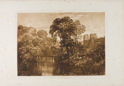 Berry Pomeroyn linna, levy 58 Liber Studiorumilta tekijältä Joseph Mallord William Turner
