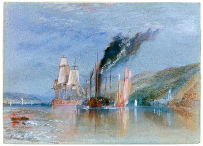 Quillebeufin ja Villequierin välillä, 1832 tekijältä Joseph Mallord William Turner