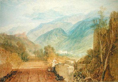Bonneville, n. 1803 (akvarelli paperille) tekijältä Joseph Mallord William Turner