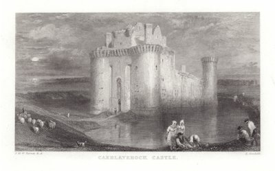 Caerlaverockin linna tekijältä Joseph Mallord William Turner